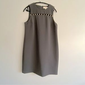 MICHAEL Michael Kors Little Black Dress with gold bead detail - Size 10